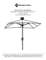 Предварительный просмотр 11 страницы Member's Mark UA3824308RZTRLD-SS Assembly Manual