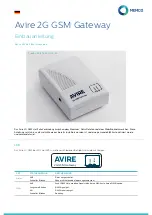 Предварительный просмотр 13 страницы Memco Avire 2G GSM Installation Manual