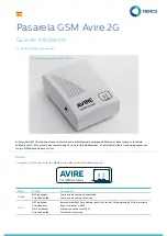 Предварительный просмотр 19 страницы Memco Avire 2G GSM Installation Manual