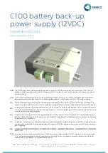 Preview for 1 page of Memco C100 Base 4 Installation Manual