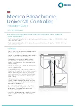 Предварительный просмотр 1 страницы Memco Panachrome C2850 Installation Manual