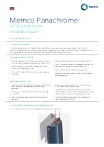 Memco Panachrome+ Installation Manual preview