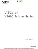 Memjet VIPColor VP600 User Manual preview