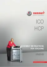 Preview for 1 page of Memmert HCP Series Assembly Instructions For Stacking