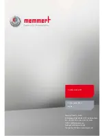 Preview for 60 page of Memmert HCP105 Operating Manual