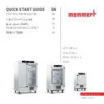 Memmert ICH Quick Start Manual предпросмотр