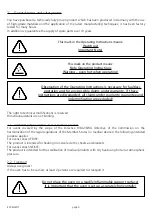 Предварительный просмотр 4 страницы Memmert IFE 400 Operating Instructions Manual