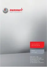 Предварительный просмотр 44 страницы Memmert IPP 110 Operating Instructions Manual