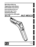 MEMMINGER-IRO MLT WESCO Operating Instructions Manual предпросмотр