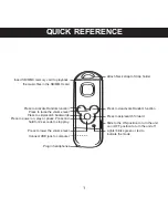 Preview for 1 page of Memorex Disney DDA8040-TNK Quick Reference Manual