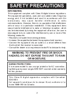 Preview for 3 page of Memorex iTrek Mi3001 Instructions Manual