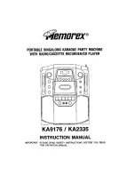 Memorex KA2335 Instruction Manual preview