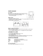 Предварительный просмотр 6 страницы Memorex KA2335 Instruction Manual