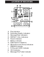 Preview for 3 page of Memorex MB2059B - Digital Voice Recorder User Manual