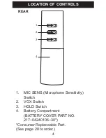 Preview for 5 page of Memorex MB2059B - Digital Voice Recorder User Manual