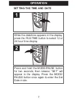 Preview for 8 page of Memorex MB2059B - Digital Voice Recorder User Manual