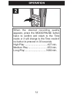 Preview for 13 page of Memorex MB2059B - Digital Voice Recorder User Manual