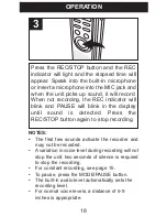 Preview for 19 page of Memorex MB2059B - Digital Voice Recorder User Manual