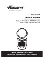 Memorex MC1009 User Manual preview