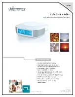 Предварительный просмотр 1 страницы Memorex MC2864 Specification Sheet