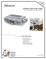 Memorex MC3800 Specifications preview