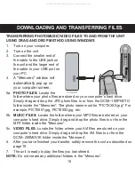 Предварительный просмотр 19 страницы Memorex MCC228RSBLK - Camcorder - 720p User Manual