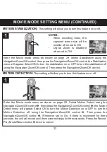 Preview for 33 page of Memorex MCC228RSBLK - Camcorder - 720p User Manual