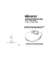 Memorex MD5480 Series Operating Instructions Manual preview