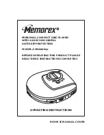 Предварительный просмотр 1 страницы Memorex MD6440-01CP Operating Instructions Manual