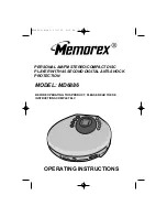 Memorex MD6886 Operating Instructions Manual preview