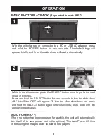 Preview for 8 page of Memorex MDF0153 - 1.5IN Trio Series Digital Photo Frame User Manual