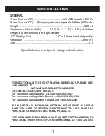 Preview for 11 page of Memorex MDF0153 - 1.5IN Trio Series Digital Photo Frame User Manual