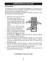 Preview for 18 page of Memorex MDF1061-WLS User Manual