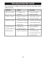 Preview for 20 page of Memorex MDF1061-WLS User Manual