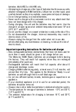 Preview for 16 page of Memorex MEMOREADY  RX700LCD Manual