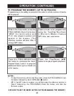 Preview for 21 page of Memorex Mi1111 - Micro System User Manual