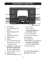 Preview for 4 page of Memorex Mi2013-BLK - Portable Speakers With Digital Player Dock User Manual