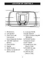 Предварительный просмотр 4 страницы Memorex MI3005 - iMove Portable Speakers User Manual