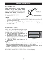 Preview for 7 page of Memorex Mi4290P User Manual