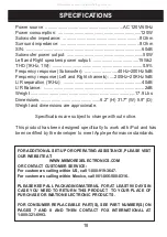 Preview for 18 page of Memorex MiHTS3202 - 32" Front Sound Speaker System Operation User'S Manual