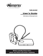 Preview for 1 page of Memorex MKA382 User Manual