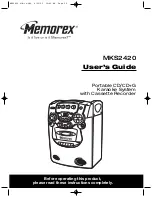 Memorex MKS2420 User Manual preview