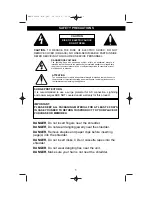 Preview for 2 page of Memorex MMG-PS2810 Operating Instructions Manual