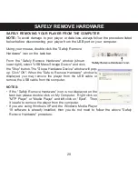 Preview for 21 page of Memorex MMP9008 - 8GB USB 2.0 User Manual