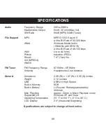 Preview for 70 page of Memorex MMP9008 - 8GB USB 2.0 User Manual