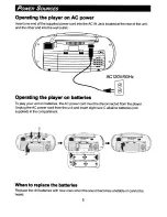 Предварительный просмотр 6 страницы Memorex MP 31 30 User Manual