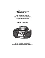 Preview for 1 page of Memorex MP-3114 Owner'S Manual