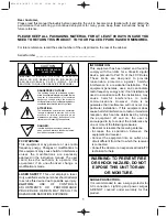 Preview for 2 page of Memorex MP3825 Operating Instructions Manual