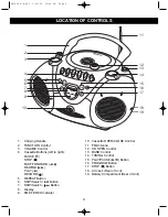 Preview for 5 page of Memorex MP3825 Operating Instructions Manual