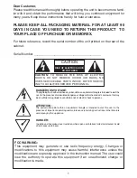 Preview for 2 page of Memorex MP3844 - Portable CD Boombox User Manual